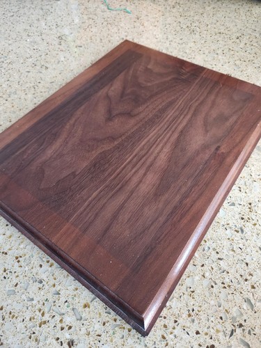 Genuine walnut blank plaques - walnut,