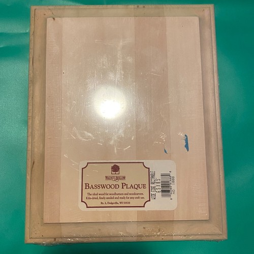 Walnut hollow basswood plaque - hollow,